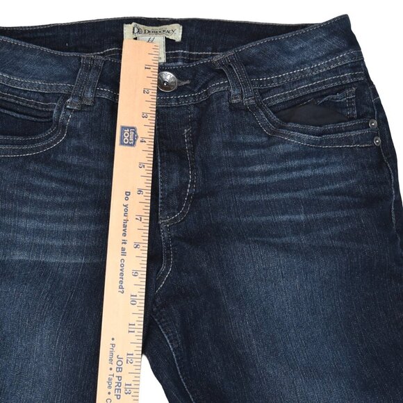 Democracy Justice Jeggings Size 14 Dark Indigo Blue Denim Leggings Jeans - Picture 7 of 8